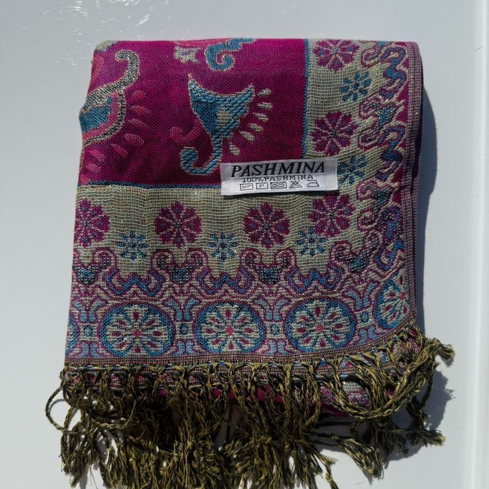 New | Limited Edition: Barbie Bright Pink Shimmer Pashmina Shawl